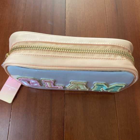 NWT Stoney clover lane x target GLAM patch pouch - Picture 2 of 3